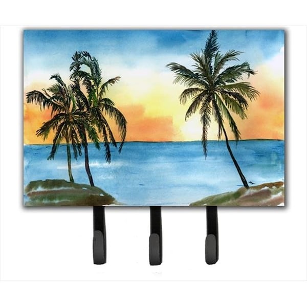 Carolines Treasures Carolines Treasures 8551TH68 6 x 9 In. Palm Tree Leash or Key Holder 8551TH68 - main